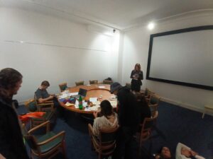 Na konci jsme předávali zpětnou vazbu a reflexi